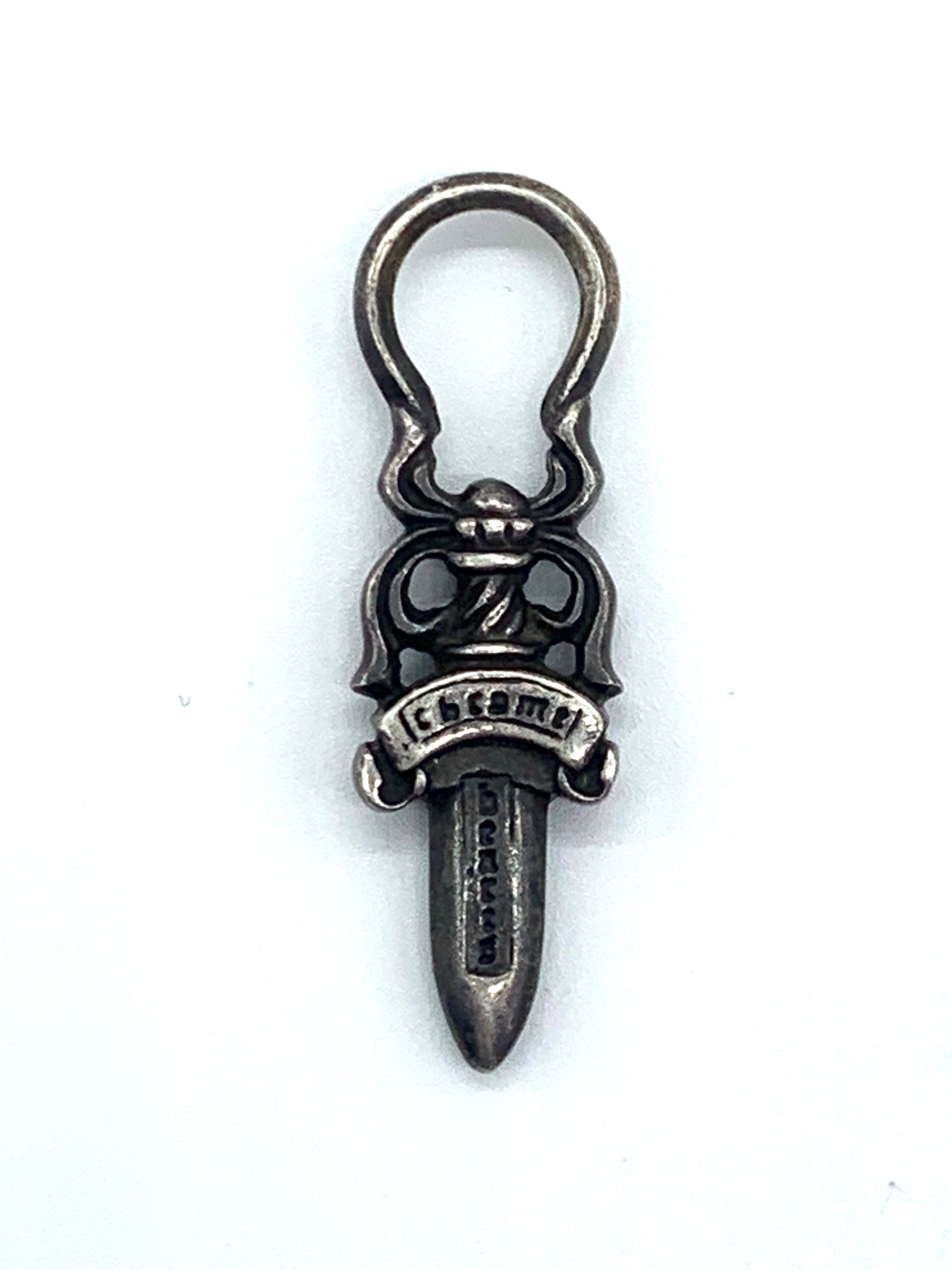Chrome Hearts #5 Dagger Charm Zip 2 "Silver"