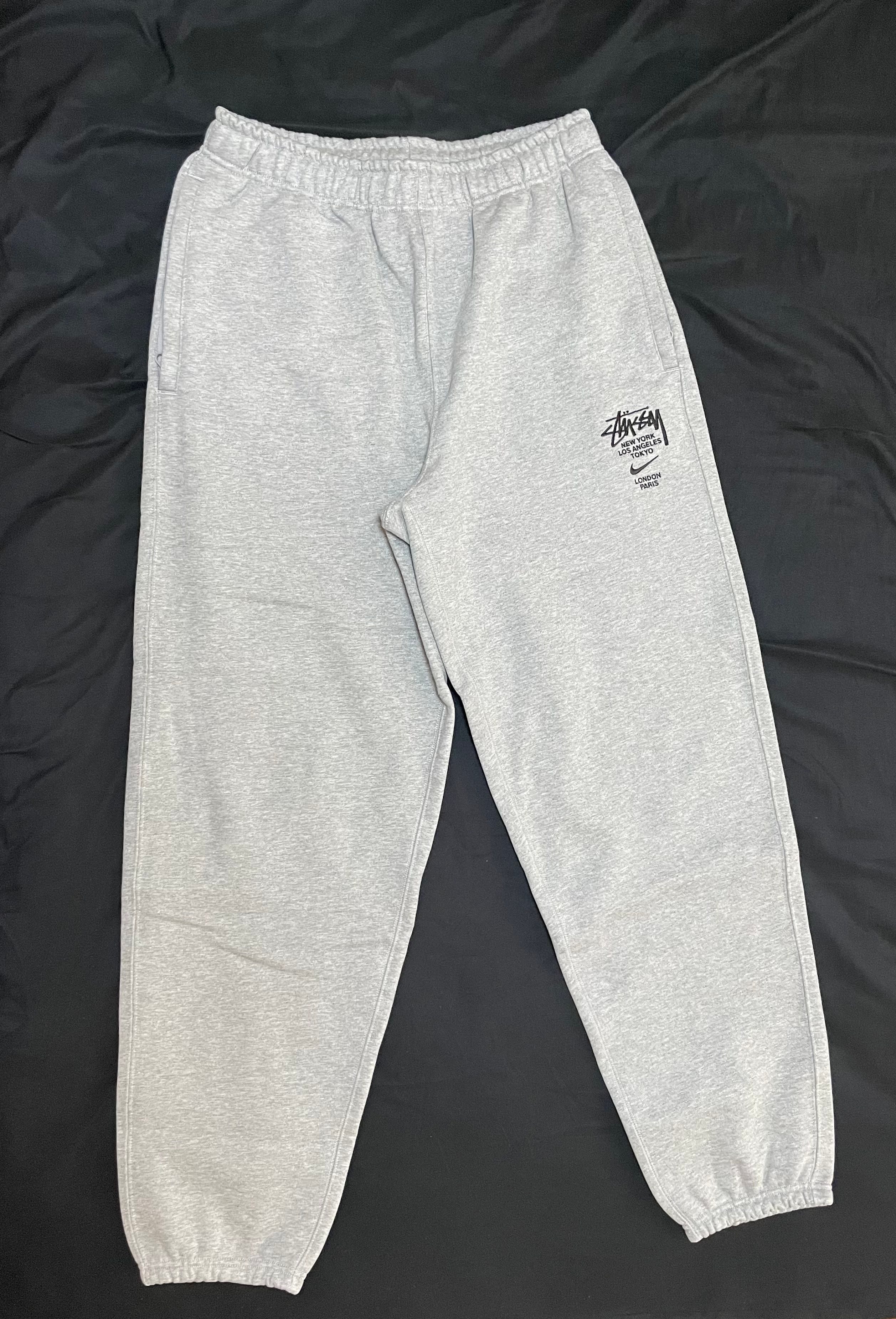 Nike x Stussy International Sweatpants (US Size) "Grey" DC4227-050