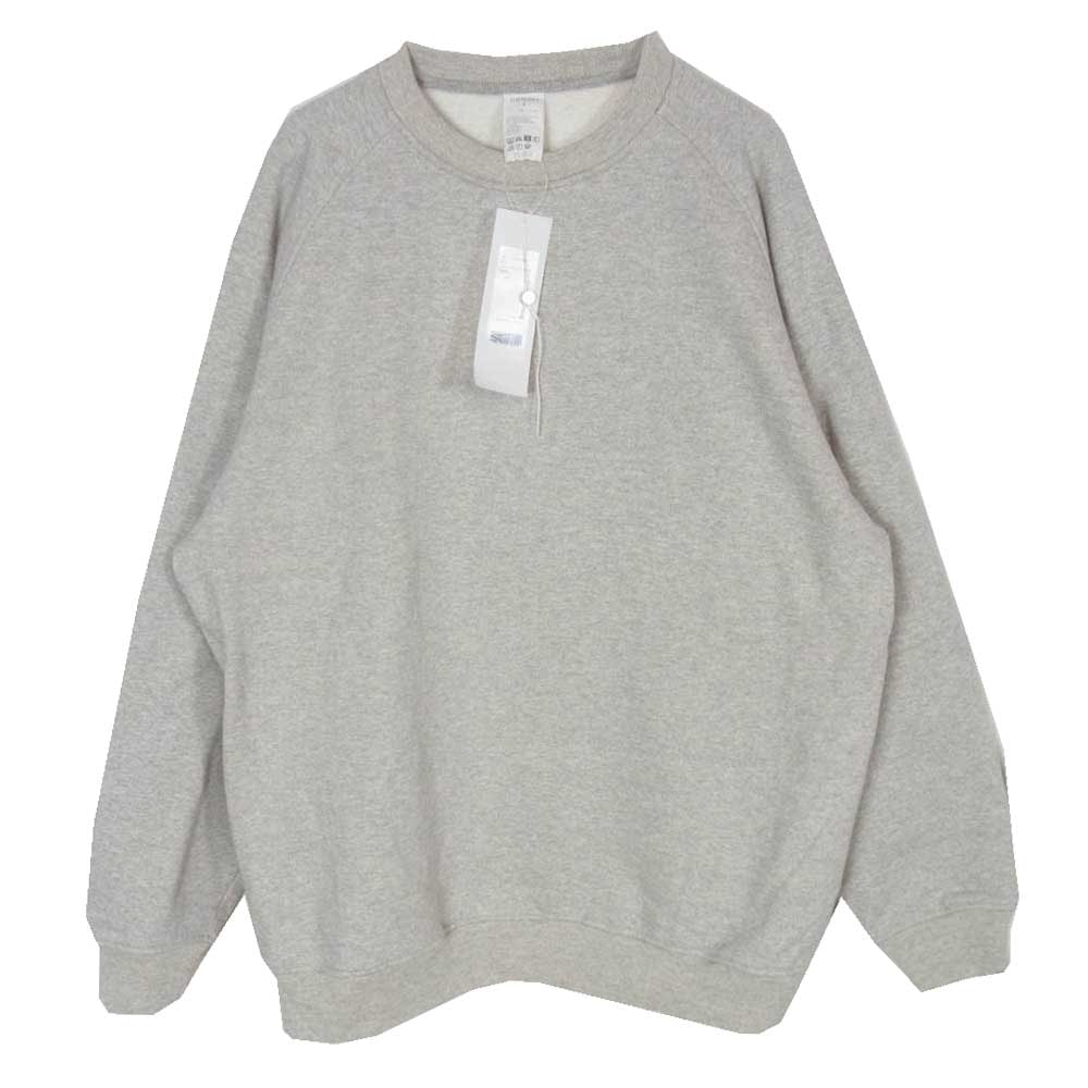 COMOLI コモリ 23AW Y03-05002 コットン吊裏毛クルーネック スウェット トレーナー グレー系 4【中古】