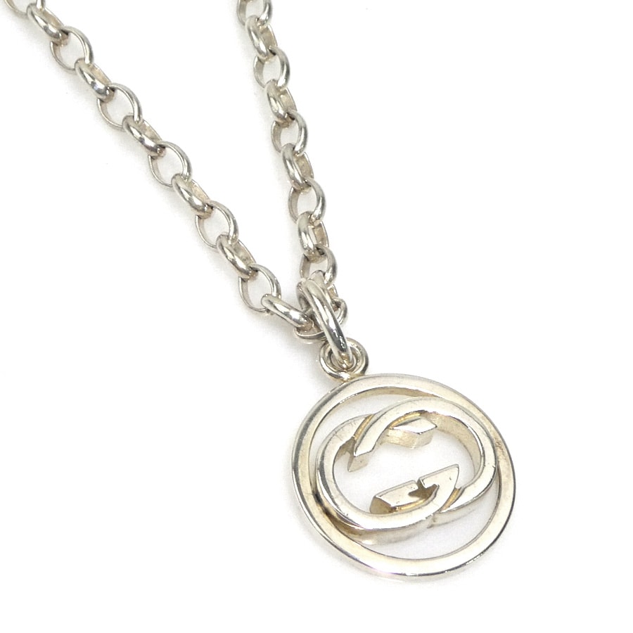 グッチ GUCCI ネックレス シルバー925 シルバー メンズ【中古】 r11035a