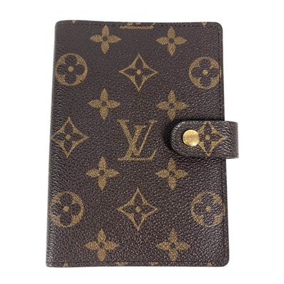 ルイヴィトン LOUIS VUITTON アジェンダPM アジェンダ PM R20005 モノグラム システム手帳 ステーショナリー 手帳カバー モノグラムキャンバス ブラウン