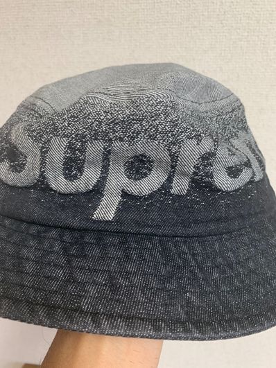 Supreme Fade Jacquard Denim Crusher "Black"