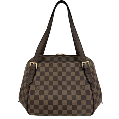 LOUIS VUITTON ルイヴィトン ハンドバッグ ベレムMM トートバッグ 肩掛け N51174 ダミエキャンバス ブラウン 茶 ゴールド金具 レディース【中古品】