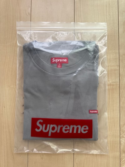 Supreme Small Box L/S Tee (26SS) "Grey"