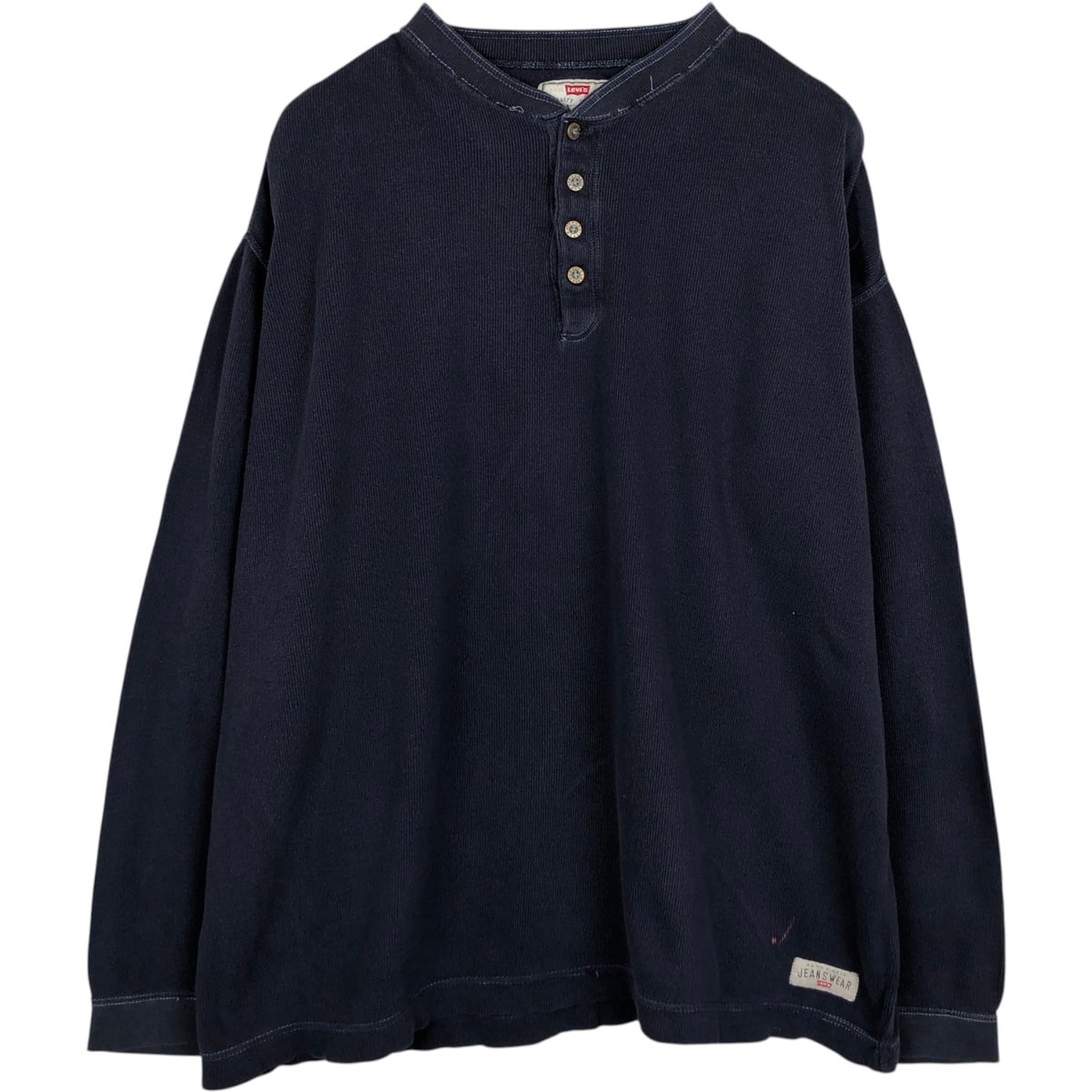 古着 90年代 リーバイス Levi's AUTHENTIC JEANSWEAR ヘンリーネック サーマルロングTシャツ メンズXL相当 ヴィンテージ/eaa632191