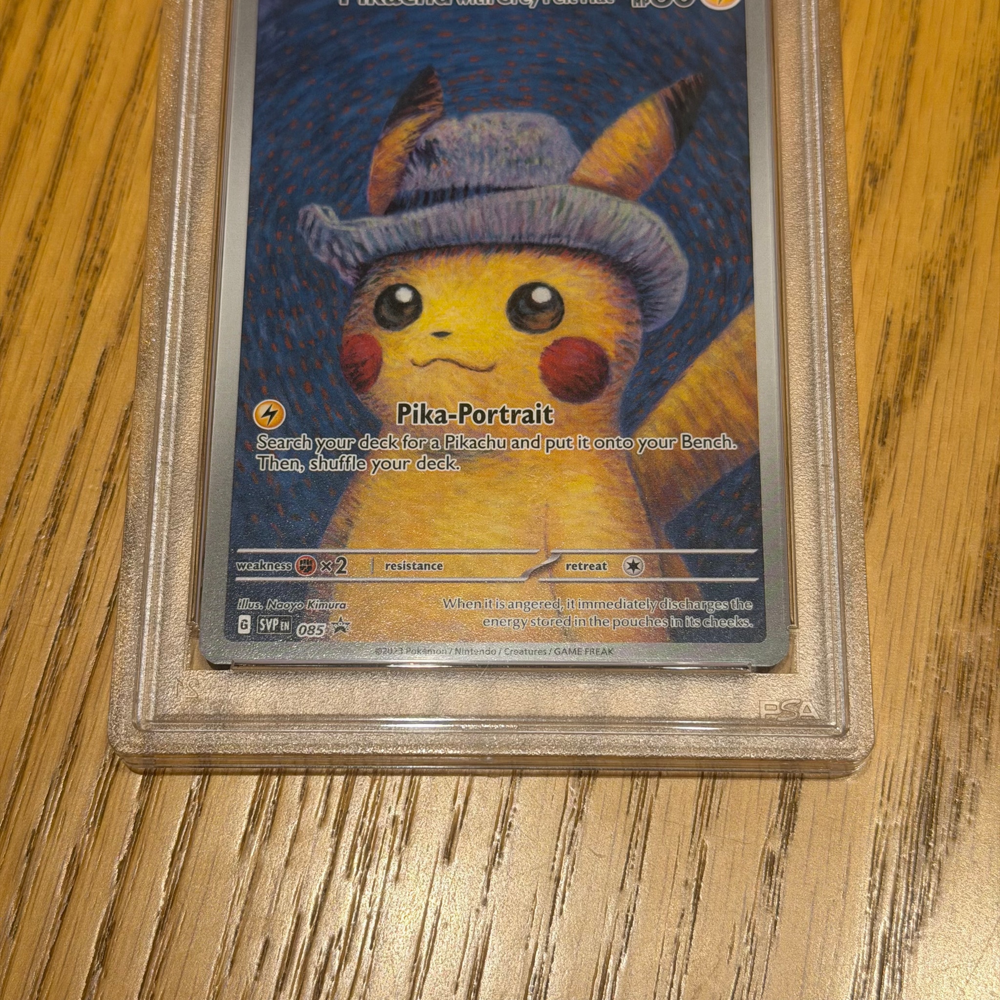 PSA10】ピカチュウ : プロモ [SVP EN 085](「ゴッホ展