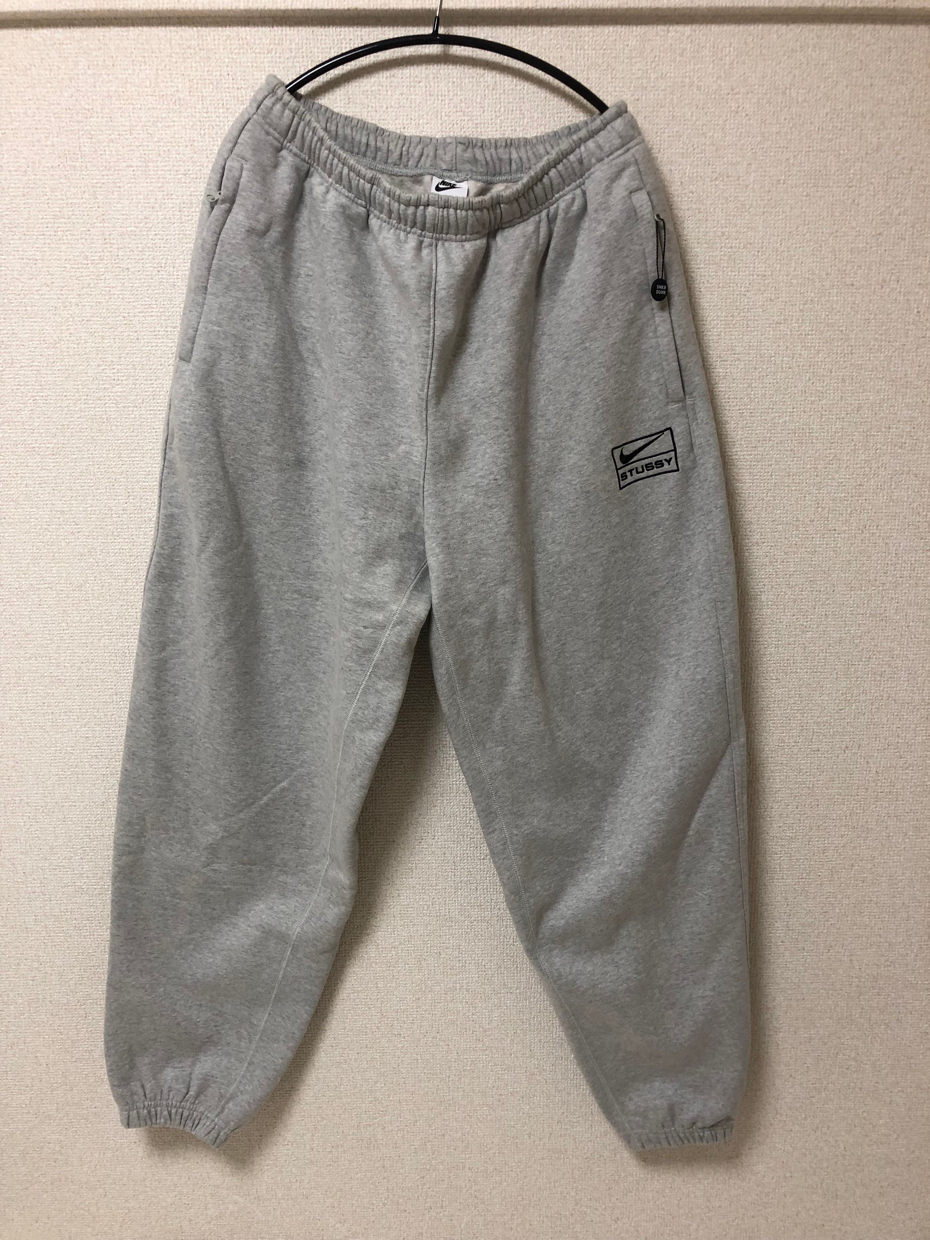 Stussy x Nike Fleece Pant "Grey Heather" (US Size) FN5231-050