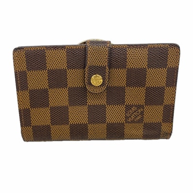 【6kc2053】ルイヴィトン 財布 ダミエ ポルトモネビエヴィエノワ N61664 エベヌ【中古】レディース