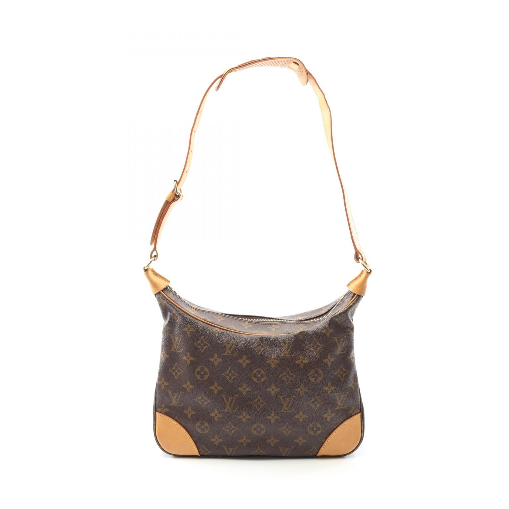 ルイ・ヴィトン LOUIS VUITTON ブローニュPM ショルダーバッグ バッグ PVCコーティングキャンバス レザー モノグラム レディース ブラウン系 M51265 【中古】