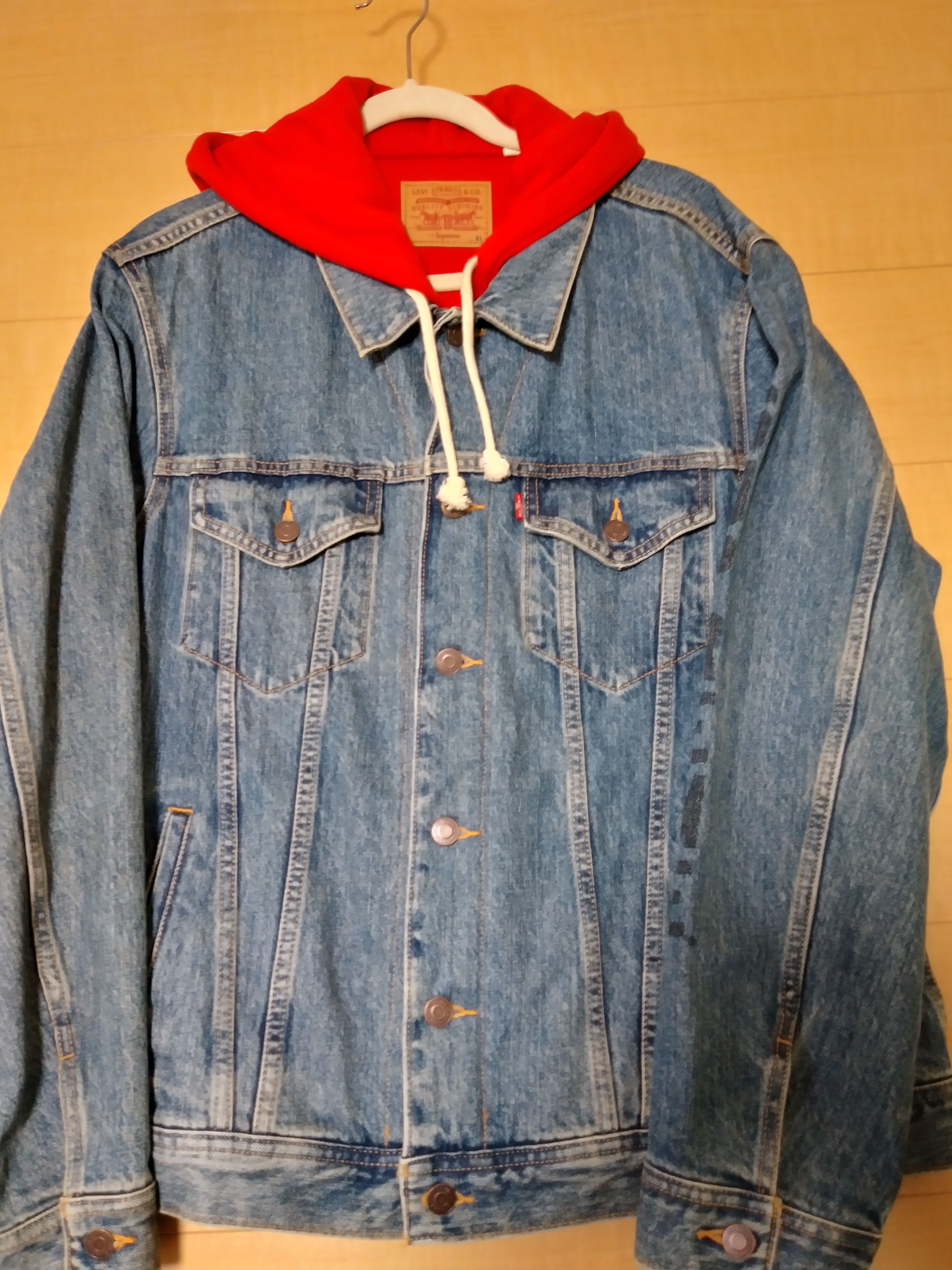 Supreme LEVIS FLEECE HOOD TRUCKER
