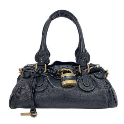 クロエ Chloe パディントン スタッズ ハンドバッグ【中古】