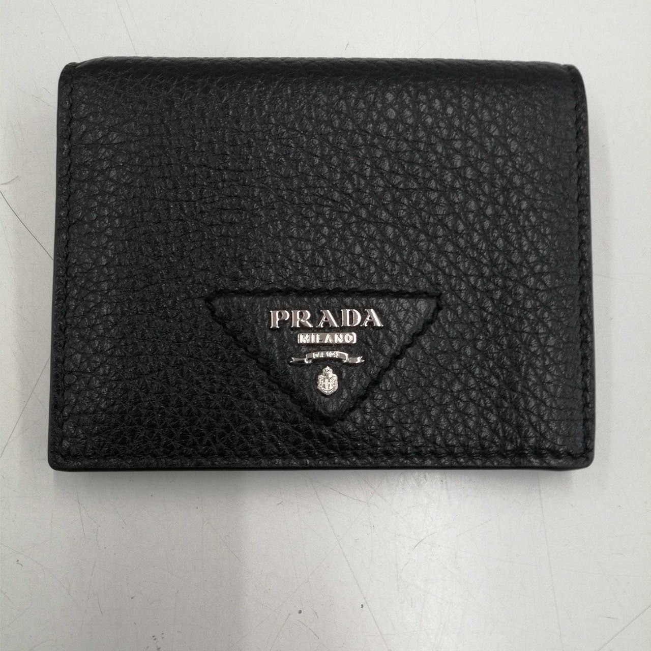 PRADA Small Leather Wallet "Black"