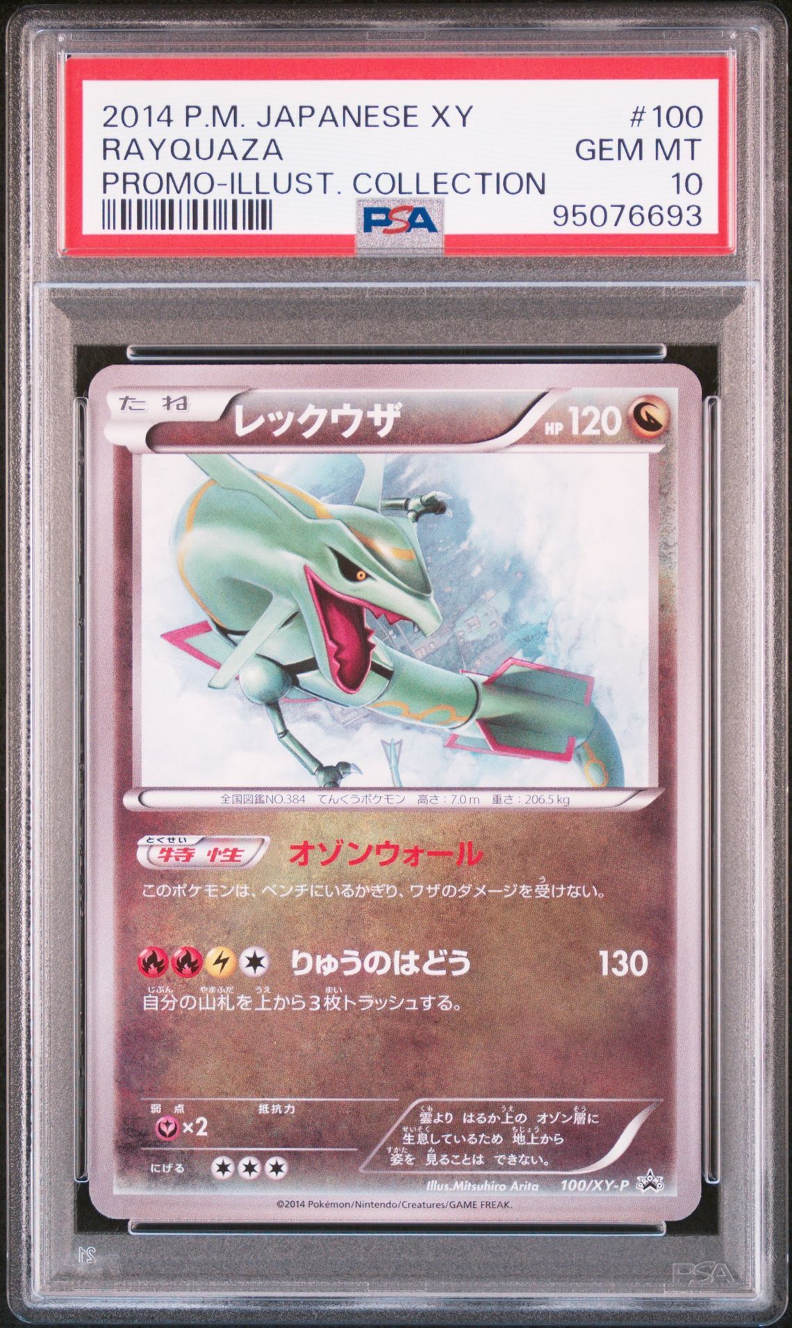 レックウザ イラストコレクション: プロモ[XY-P 100/XY-P](プロモーションカード「XY-P」)