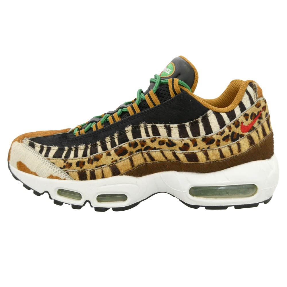 NIKE ナイキ atmos アトモス AQ0929-200 × atoms アトモス 【フェイクバスターズ鑑定済】 Air Max 95 DLX Animal Pack エアマックス アニマルパック スニーカー マルチカラー系 27.5cm【美品】【中古】