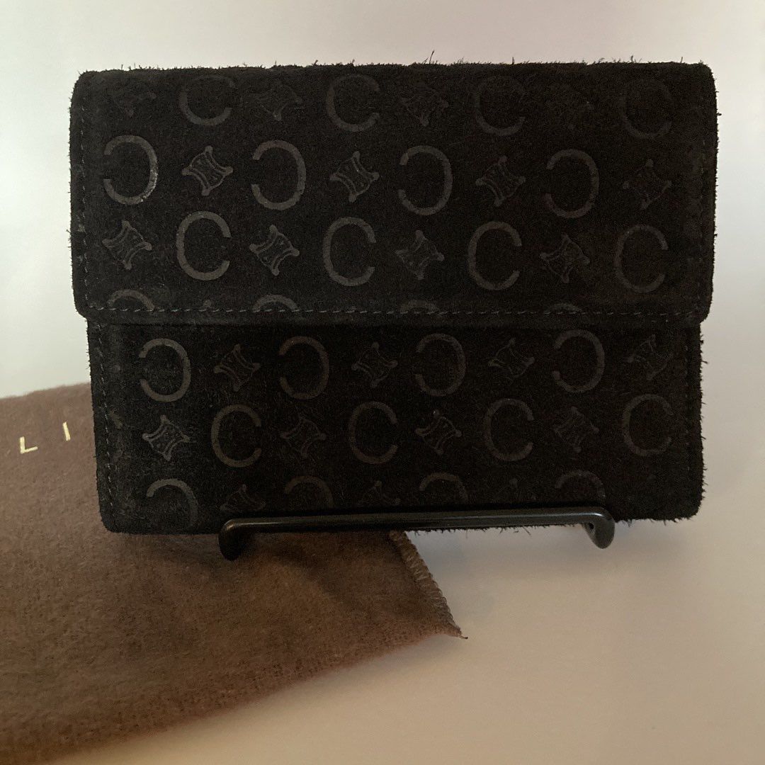 CELINE スエード 折財布 目立った傷や汚れなし 正規品
