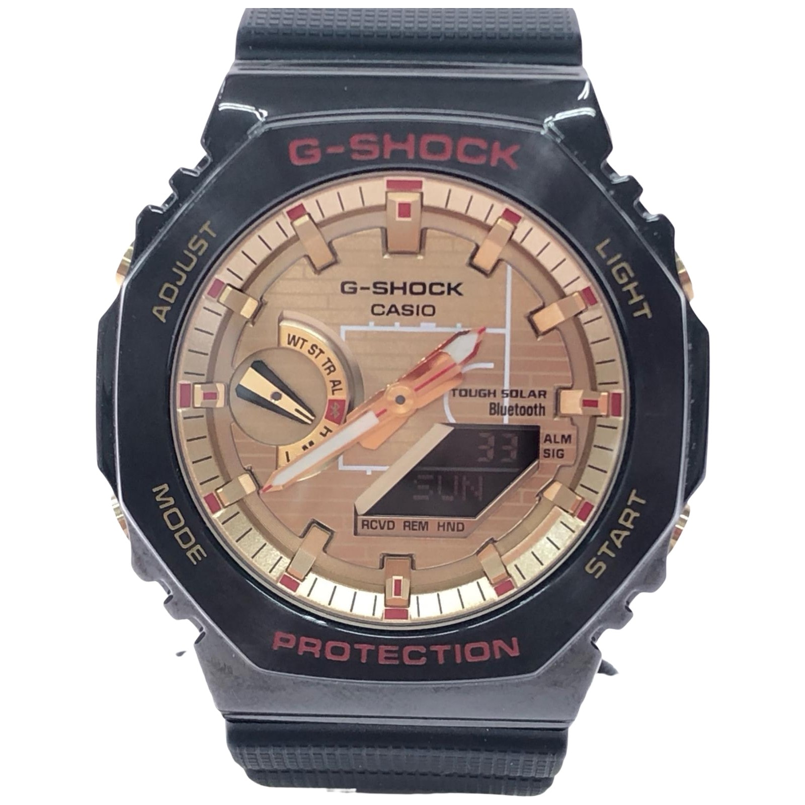 ▼▼CASIO カシオ メンズ腕時計 ソーラー充電 アナデジ 八村塁 シグネチャーモデル メタルカバード GBM-2100RH-1AJR