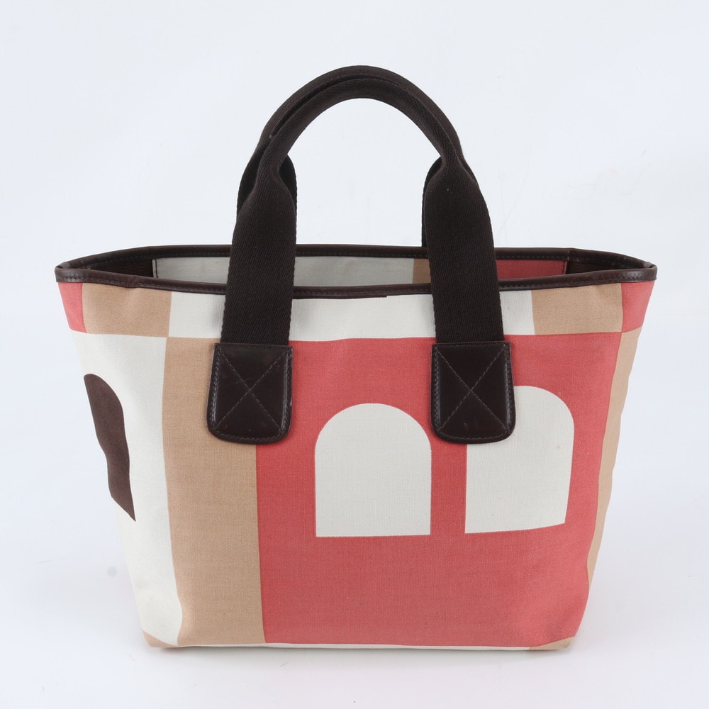■美品 バリー ビジーBトート バッグ レザー×キャンバス