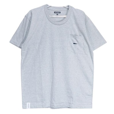 新品 DESCENDANT ディセンダント 21SS CROP U NECK SS 211ATDS-CSM02 クロップ Uネック ショートスリーブ Tシャツ グレー カットソー 半袖 サイズ3