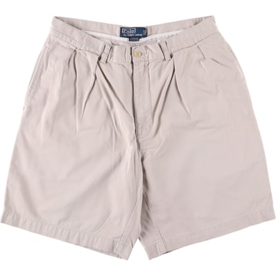 古着 ラルフローレン Ralph Lauren POLO by Ralph Lauren TYLER SHORT ツータック チノショーツ ショートパンツ メンズw33相当/eaa566695