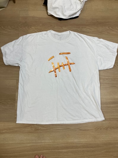 Travis Scott Cactus Jack x McDonald's Fry T-Shirt "White"