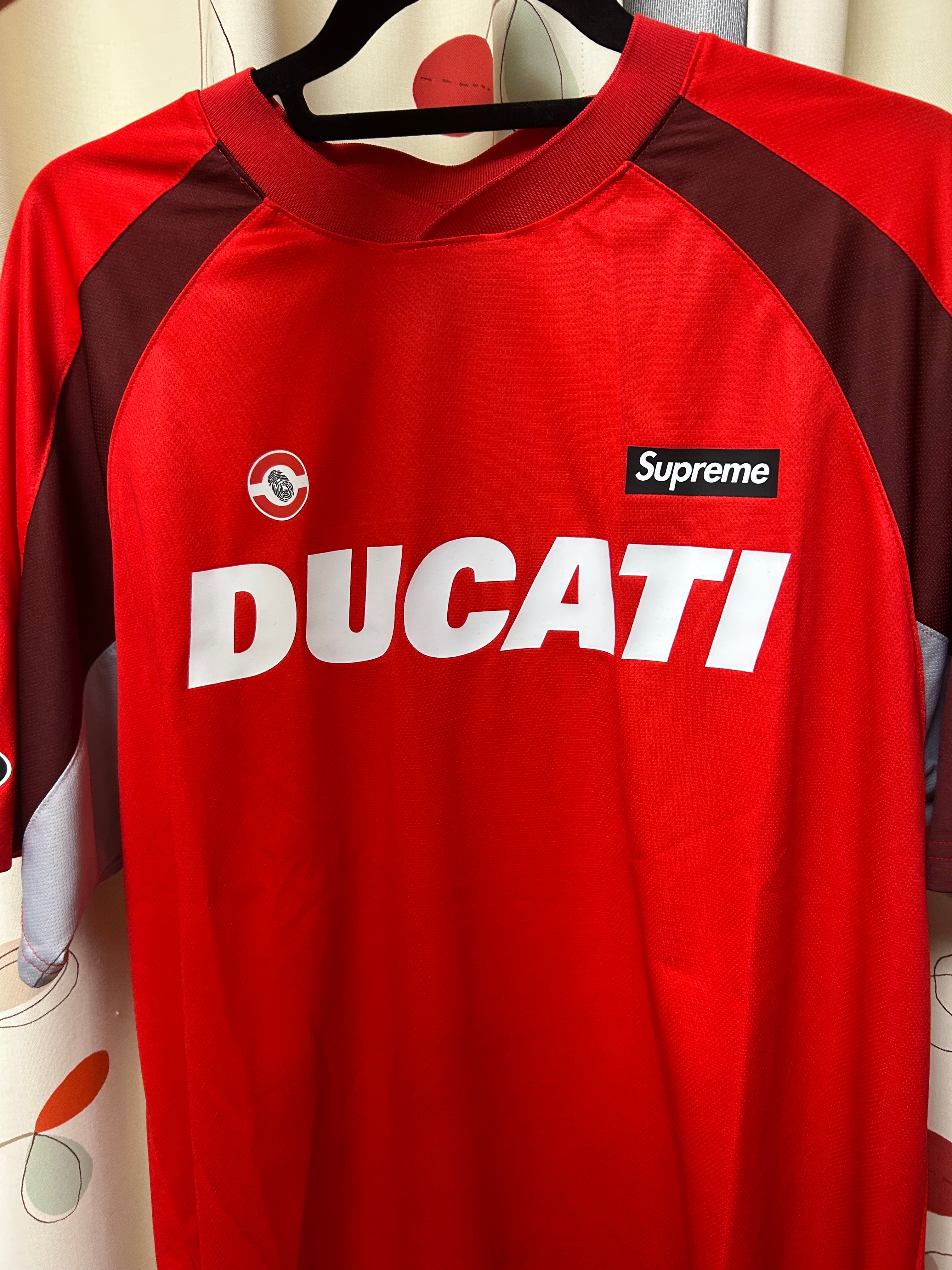 Supreme x Ducati Soccer Jersey "Red"