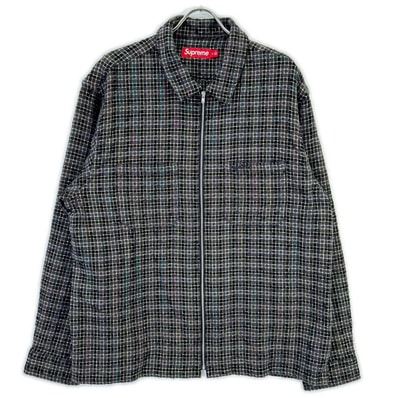 Supreme Floral Patchwork Velour L/S Polo Supreme Floral Patchwork Velour L/S Polo