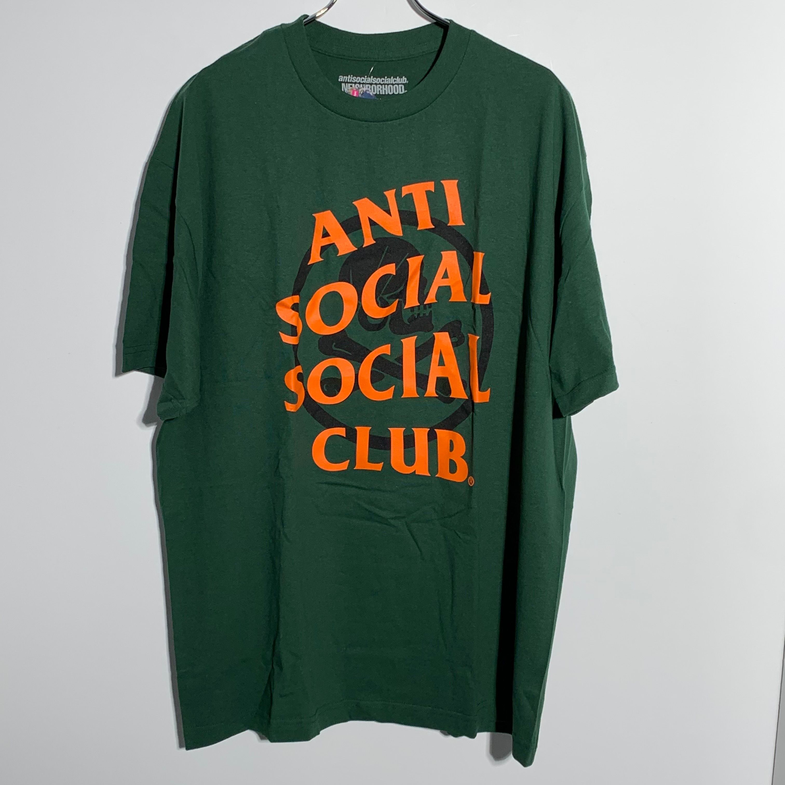 ANTI SOCIAL SOCIAL CLUB x Neighborhood Cambered Tee "Green" (FW20)