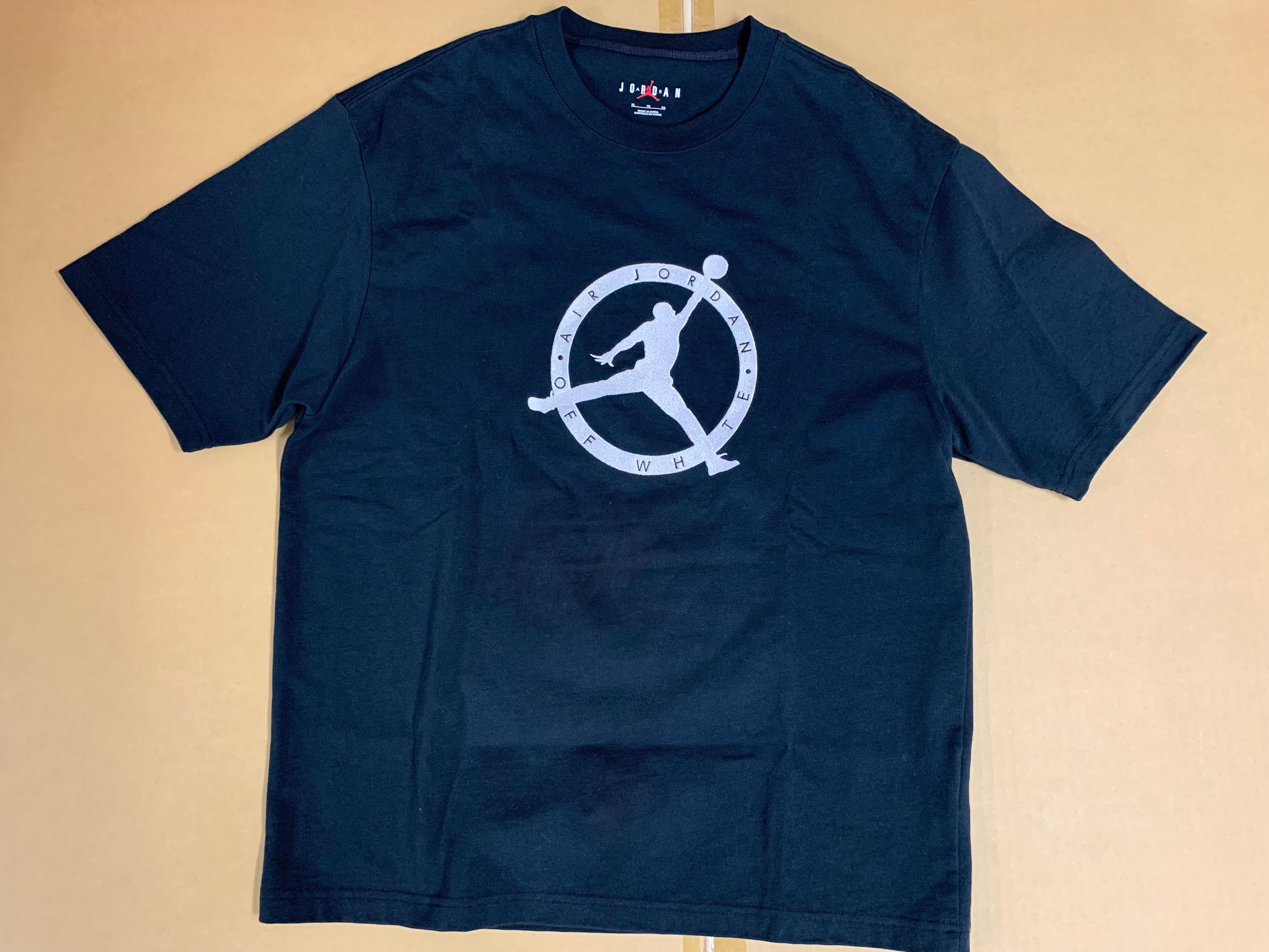Air Jordan Off-WhiteTM️ Short Sleeve T-shrit "Black"