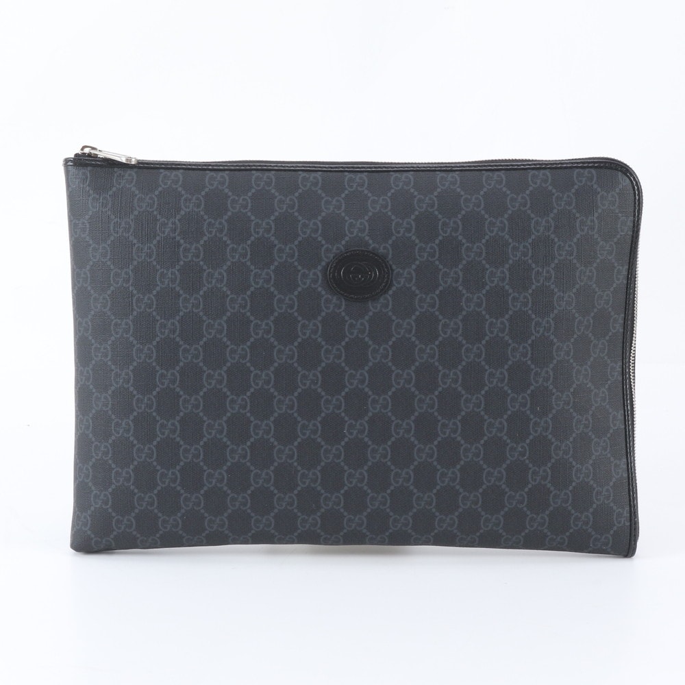 ■極美品 グッチ GGスプリーム 792117 セカンドバッグ