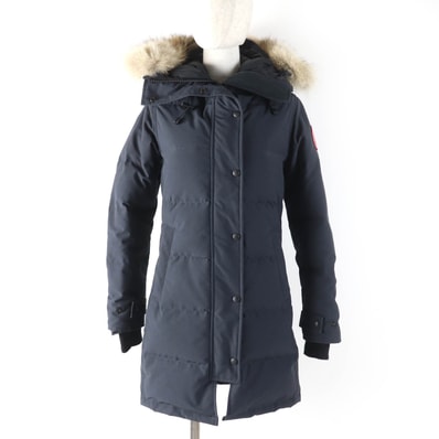 良品 カナダグース
ダウンコート MACKENZIE マッケンジーパーカ ネイビー レディース S 2302JL