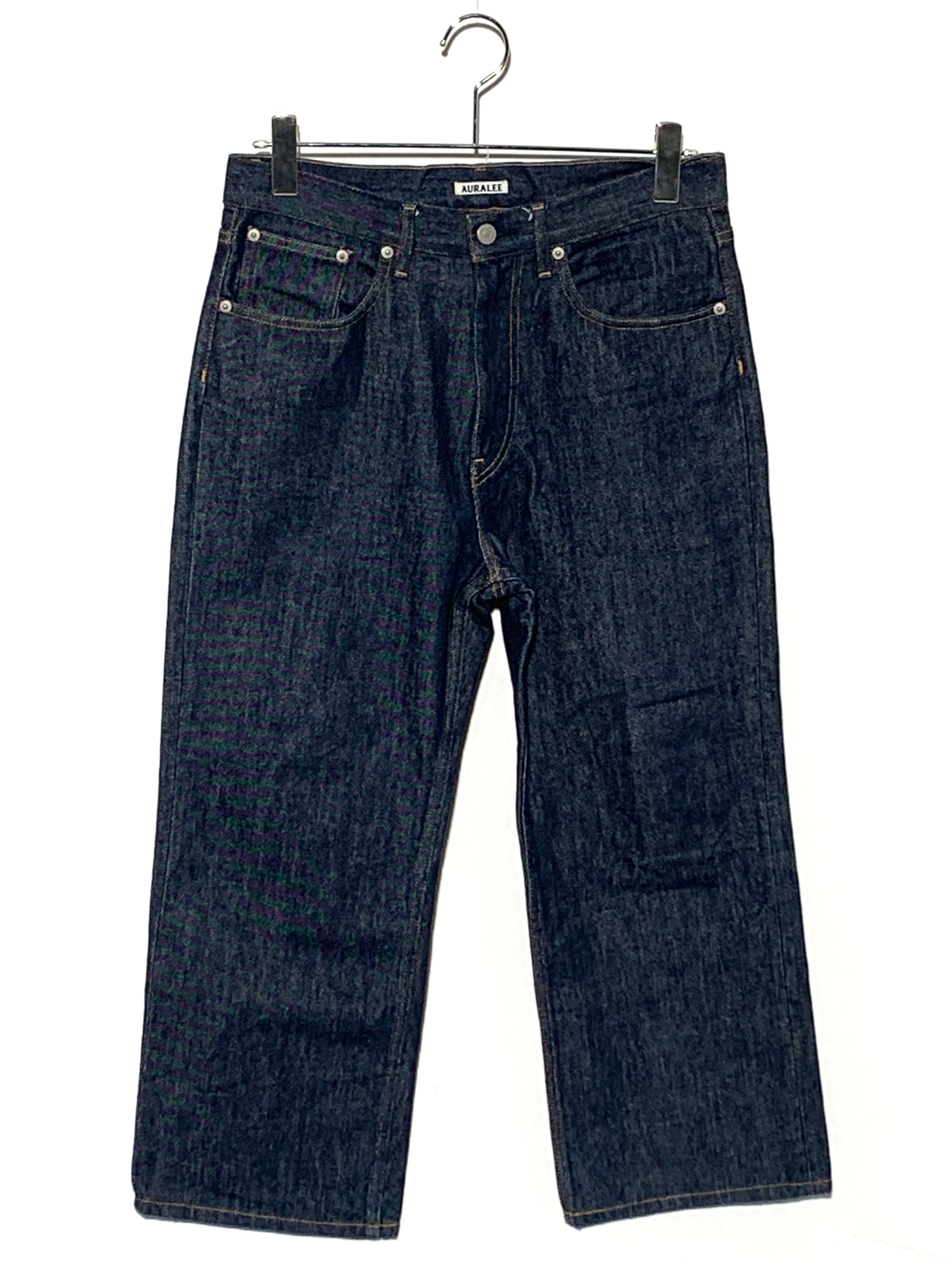 AURALEE Hard Twist Denim 5P Pants "Indigo"