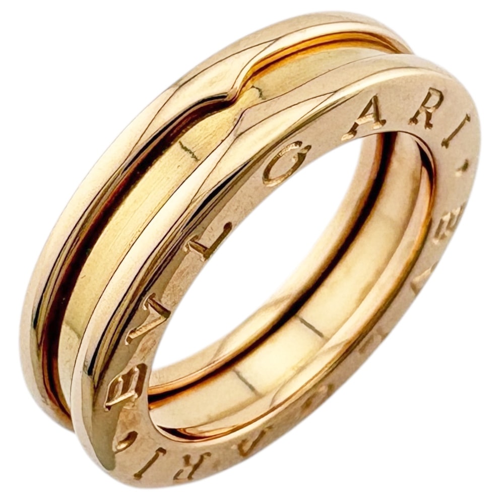 ブルガリ B-zero.1 ビーゼロワン 1バンド  リング 指輪 7.5号 18金 K18ピンクゴールド レディース BVLGARI  中古