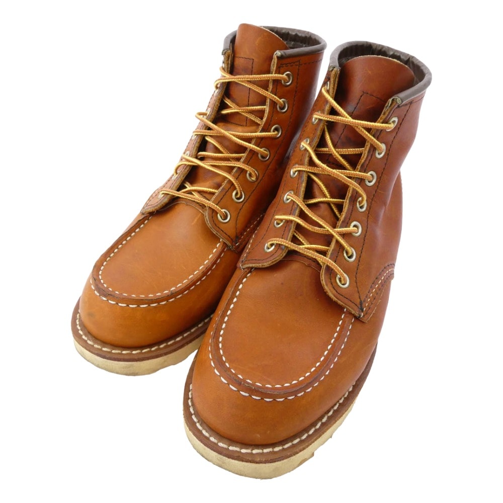 RED WING レッドウィング ブーツ 875 USA製 6-inch Classic Moc 6インチ クラシックモック アイリッシュセッター ワーク ブーツ ブラウン系 25.5cm【中古】