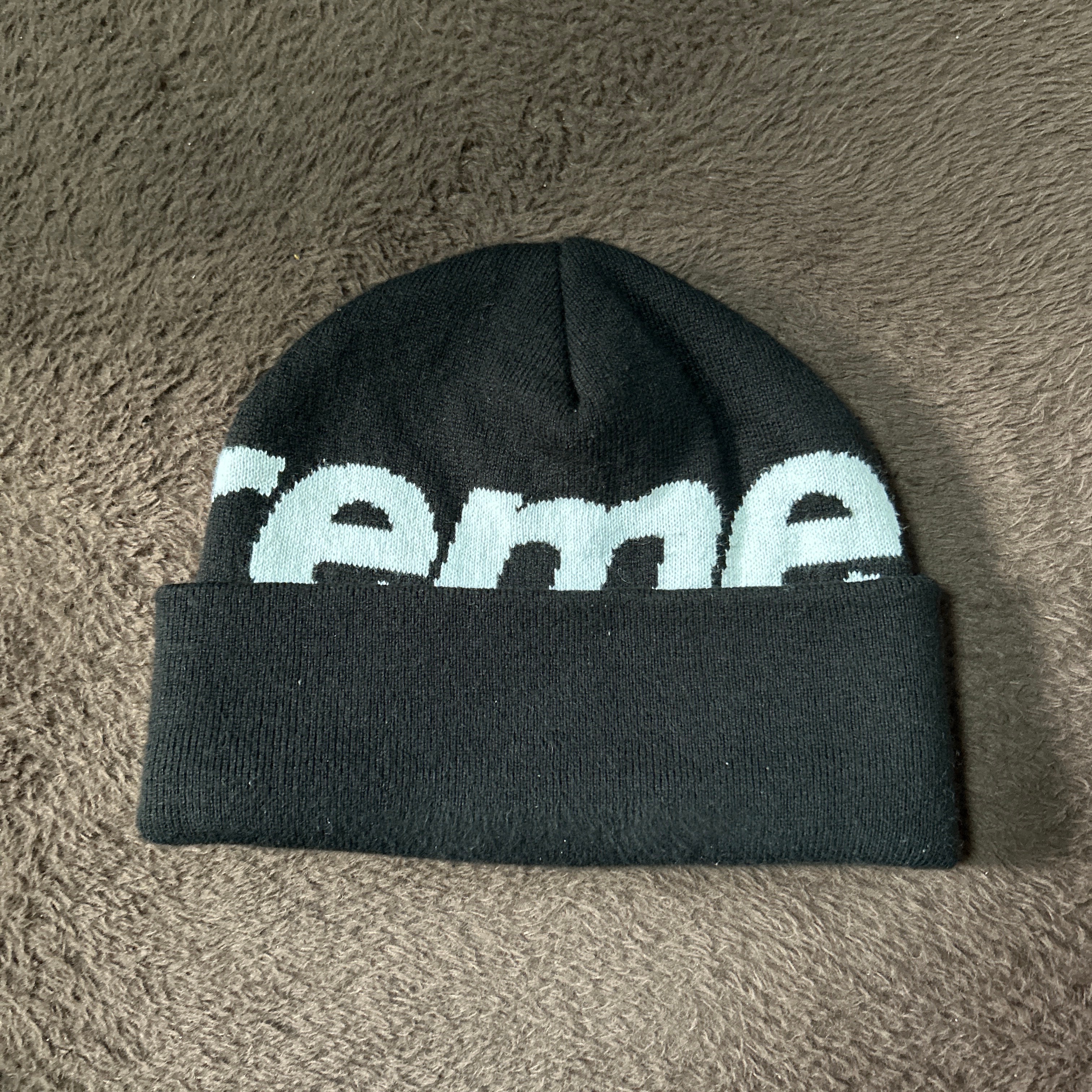 Supreme Big Logo Beanie "Black" (24FW)