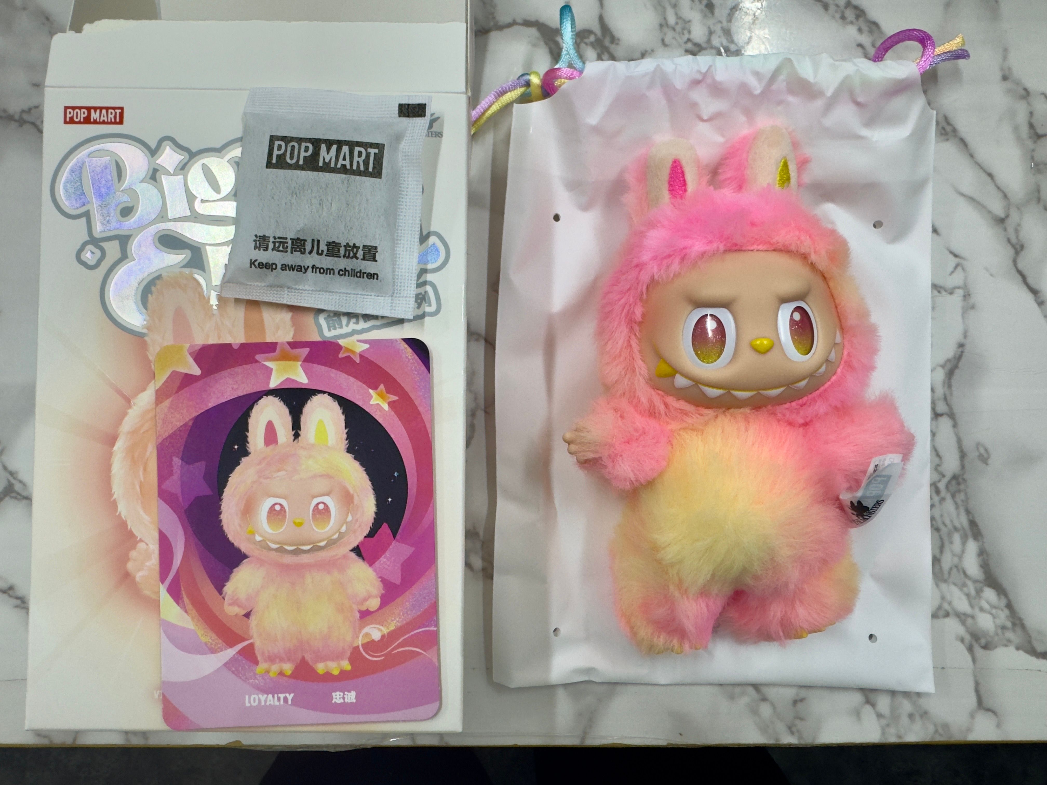 POP MART THE MONSTERS (LABUBU) Big into Energy Series Plush Pendant LOYALTY