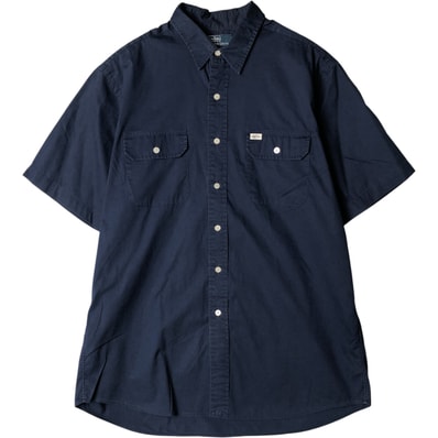 古着 ラルフローレン Ralph Lauren POLO by Ralph Lauren 半袖シャツ メンズL相当/eaa578283