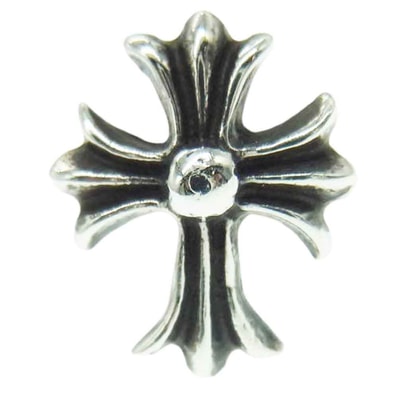 Chrome Hearts #2 Cross Stud Earring "Silver"