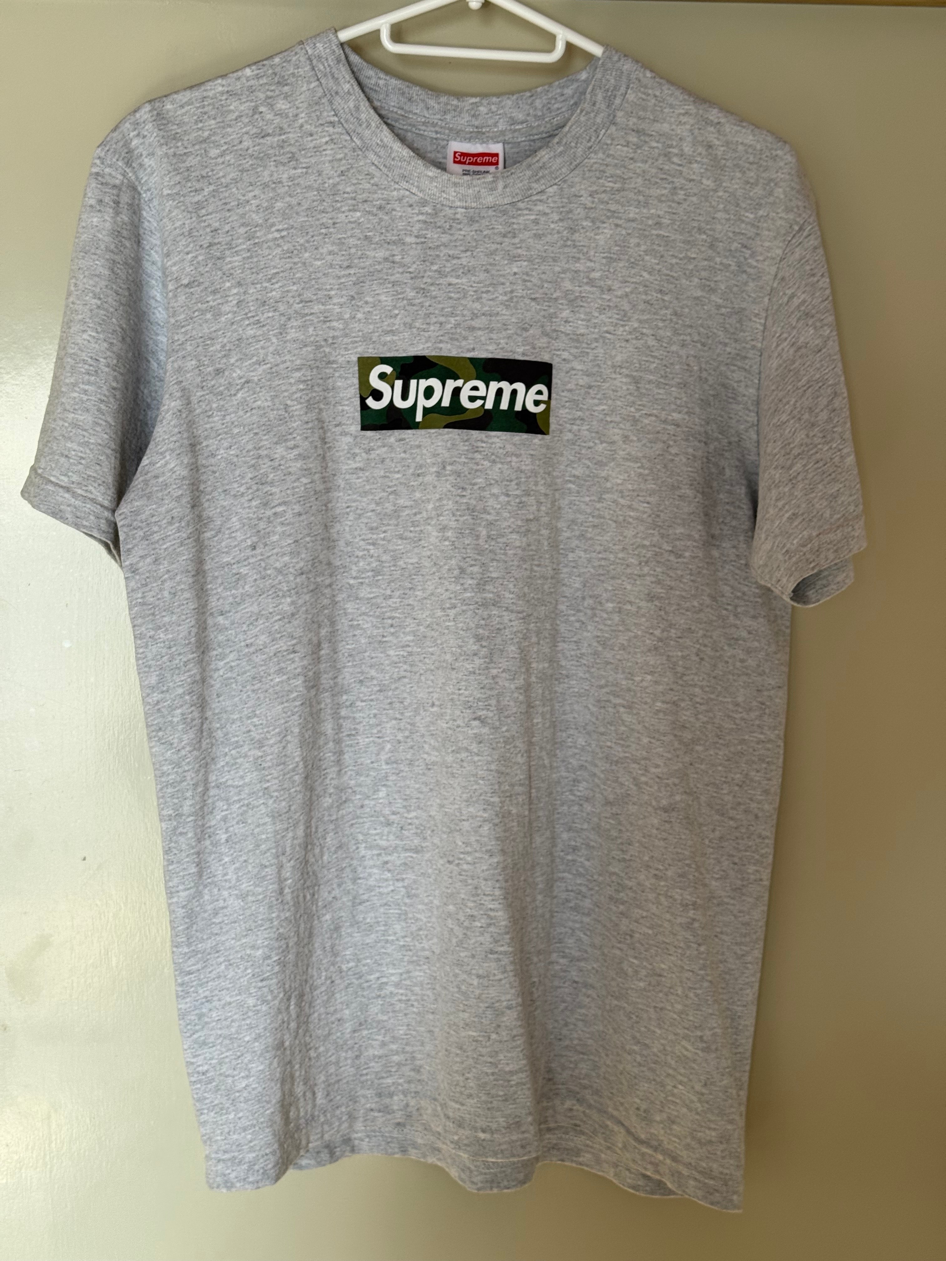 Supreme Box Logo Tee "Ash Grey" (23FW)