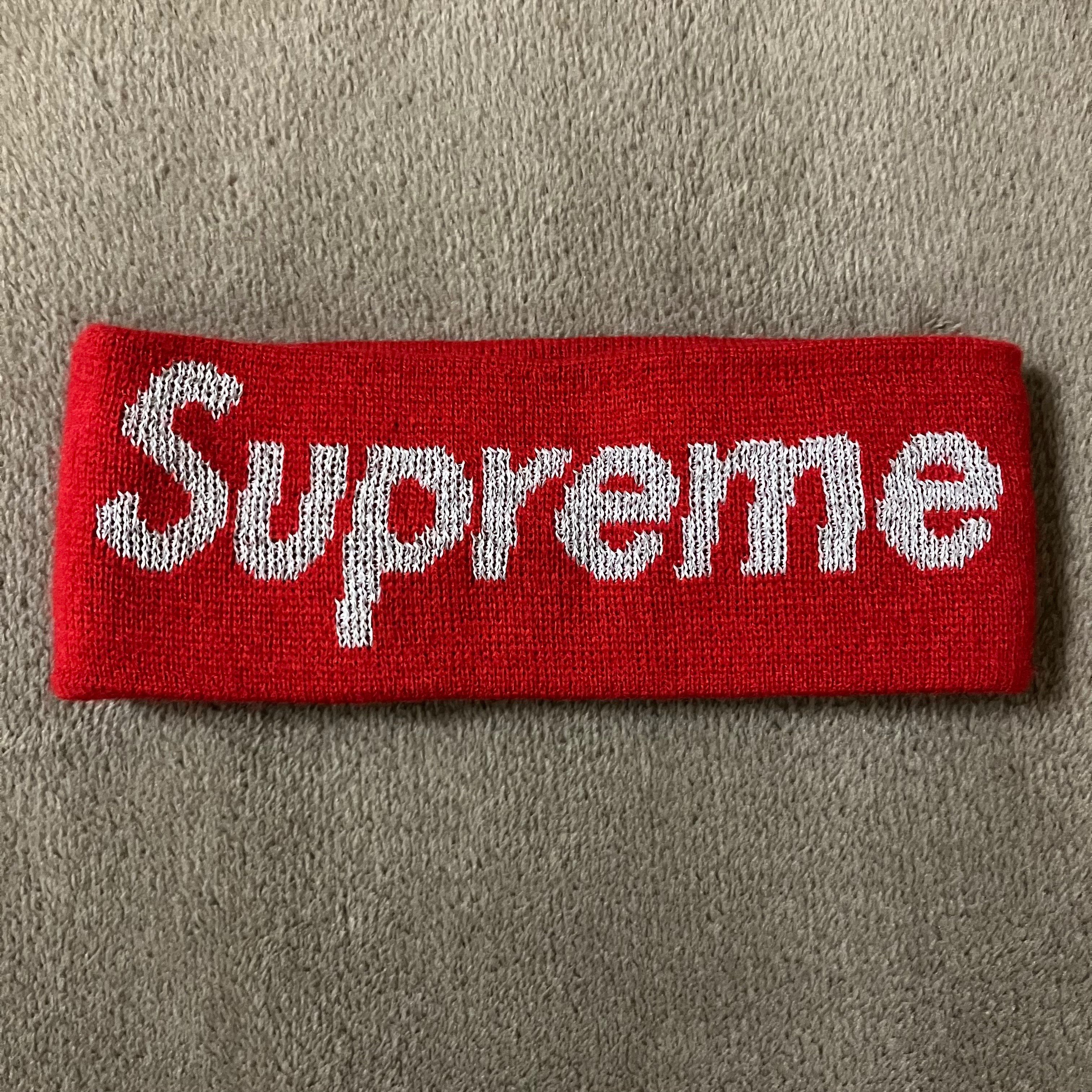 Supreme / New Era® Big Logo Headband "Red"