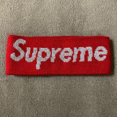 Supreme / New Era® Big Logo Headband "Red"