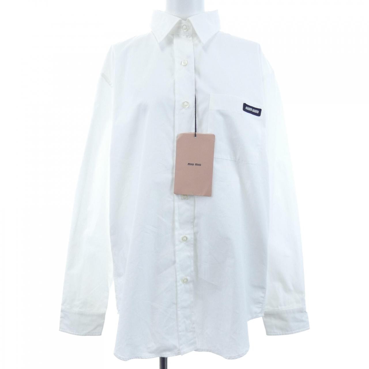 ミュウミュウ MIU MIU MIU MIU ロゴ DNA067 SOOO 10RG シャツ