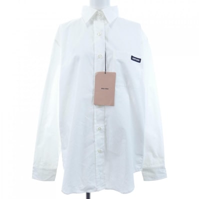 ミュウミュウ MIU MIU MIU MIU ロゴ DNA067 SOOO 10RG シャツ