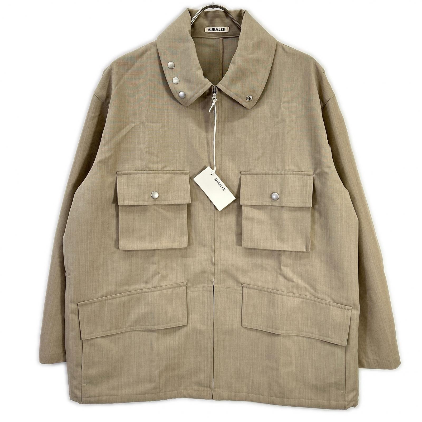 オーラリー A26SB02WC WOOL MAX CANVAS BLOUSON 3