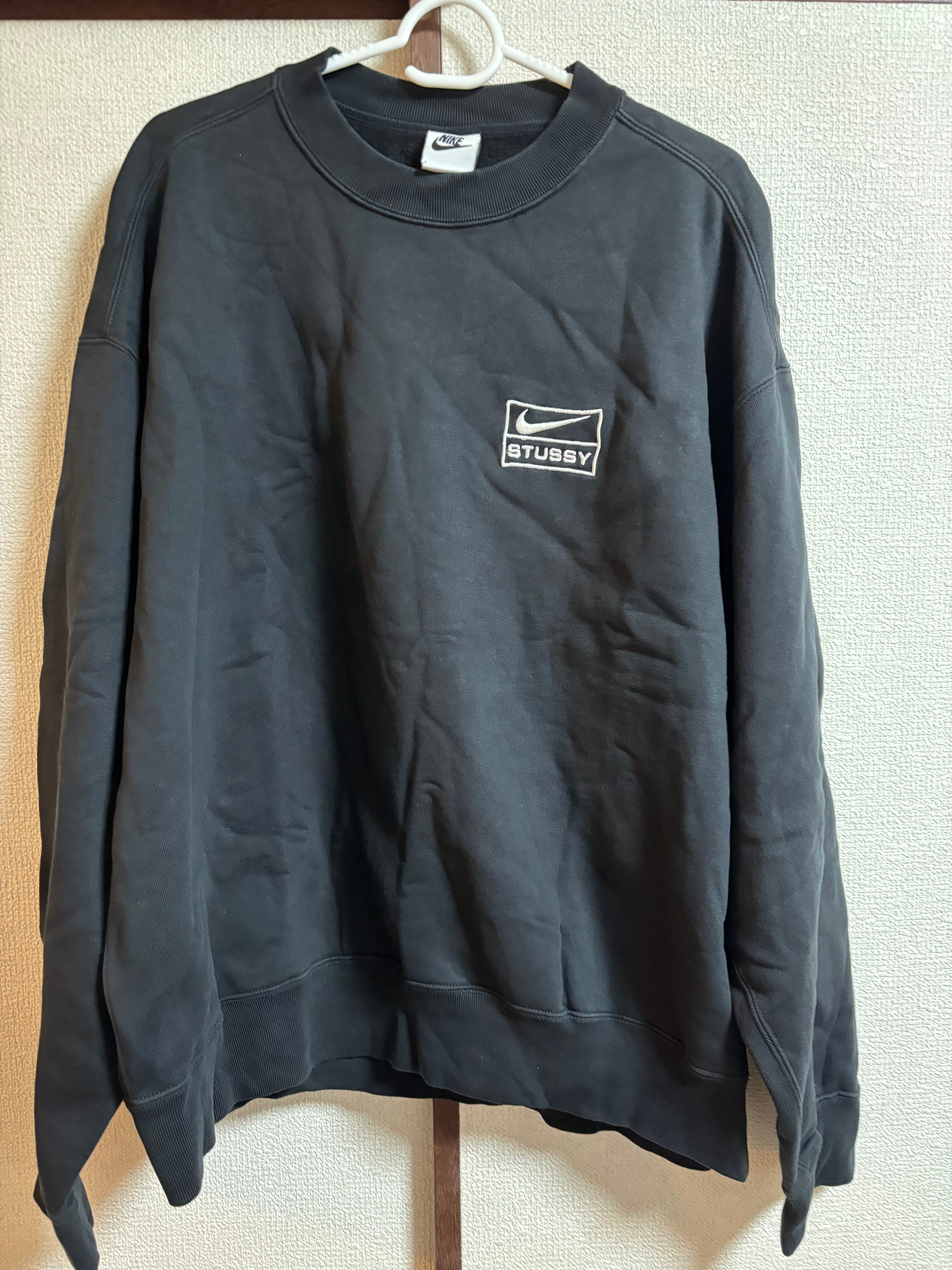 Stussy x Nike Wash Crew (Asia Size) "Black" DO5311-010