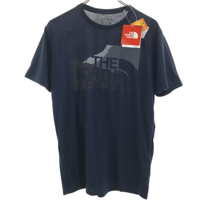 未使用 THE NORTH FACE ノースフェイス 半袖 Tシャツ L ネイビー NT31978 アウトドア