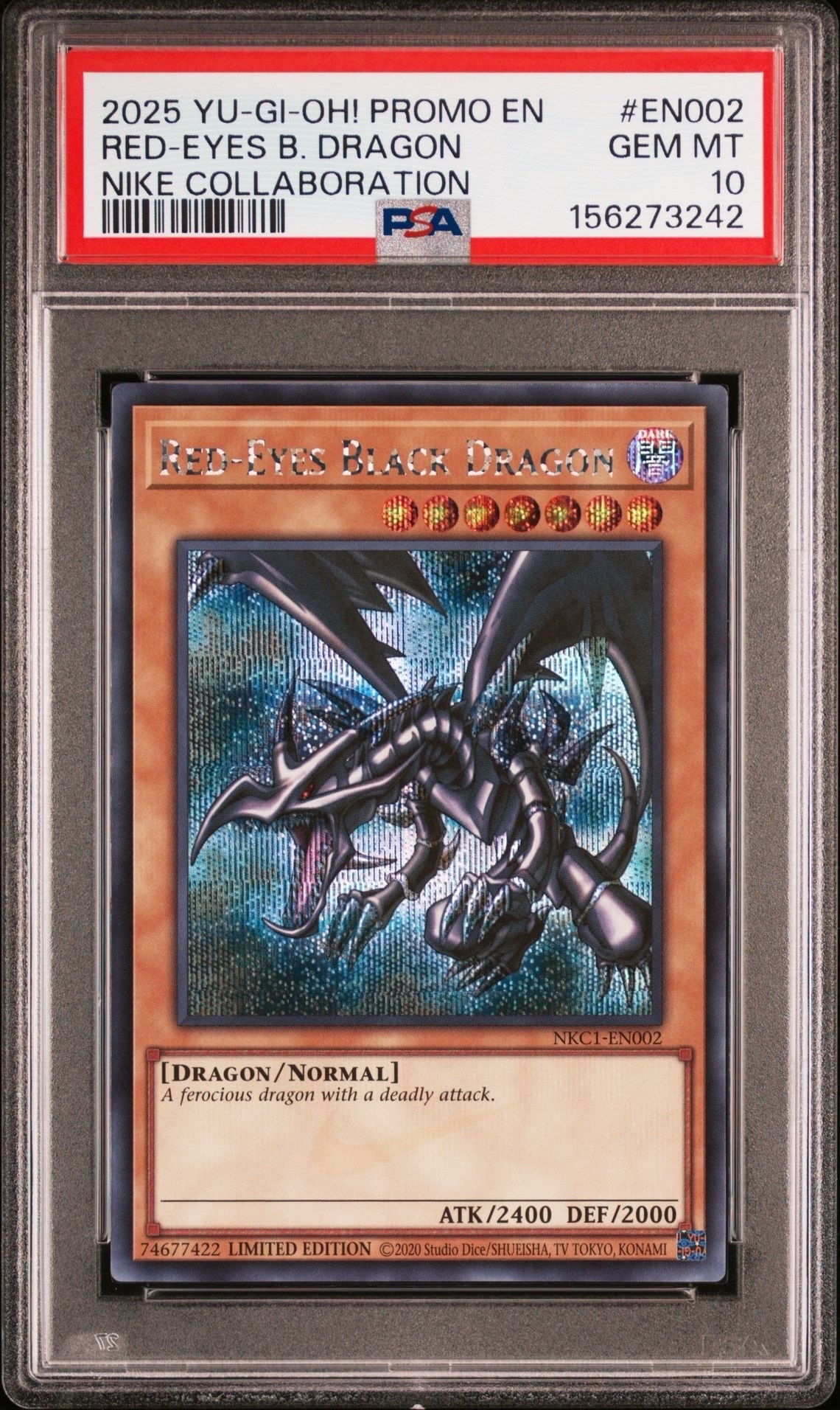 真紅眼の黒竜 SE [NKC1-EN002](遊戯王 x ナイキ エアーマックス 95 QS エアーマッスル House of Duel - 童実野町決闘遊戯館 限定プロモ) 