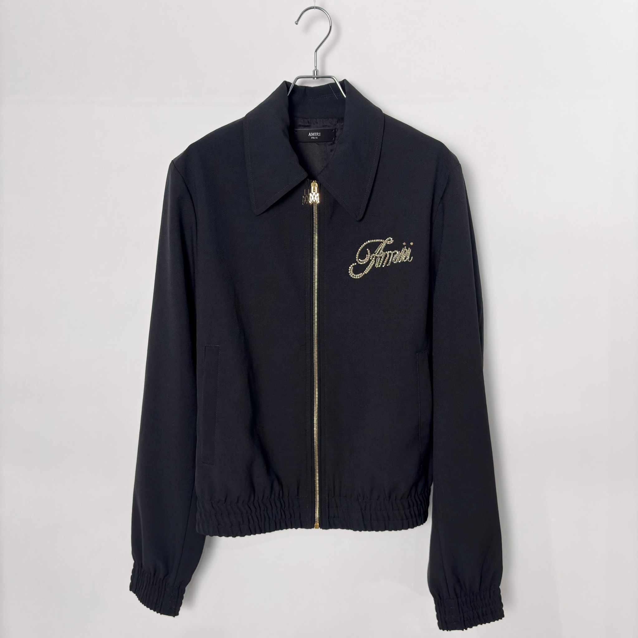 AMIRI Crystal Bomber Black