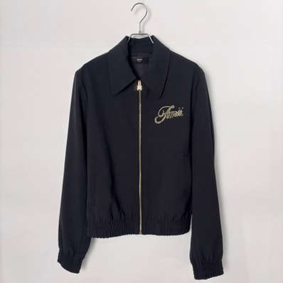 AMIRI Crystal Bomber Black