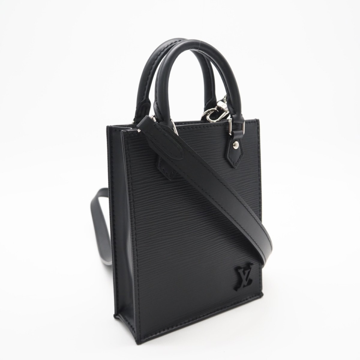 美品 LOUIS VUITTON ルイ・ヴィトン エピ プティットサックプラ ノワール M69441 2wayショルダーバッグ ブラック レザー レディース