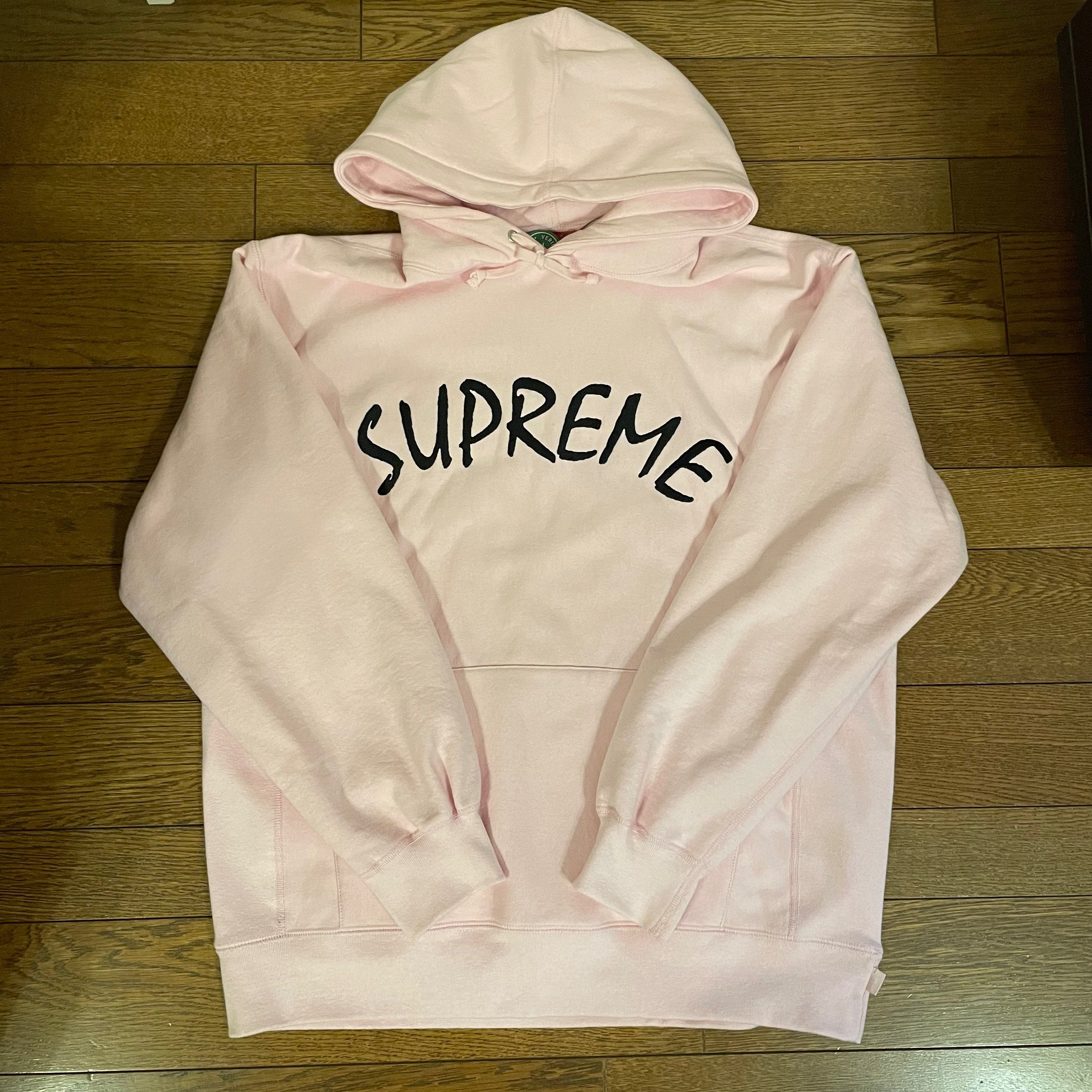 Supreme FTP Arc Hooded Sweatshirt "Pink"